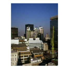 City of London in de jaren negentig Perfect Poster
