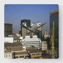 City of London in de jaren negentig Vierkante Klok