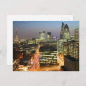 City of London Skyline at Sunset Briefkaart (Voorkant / Achterkant)