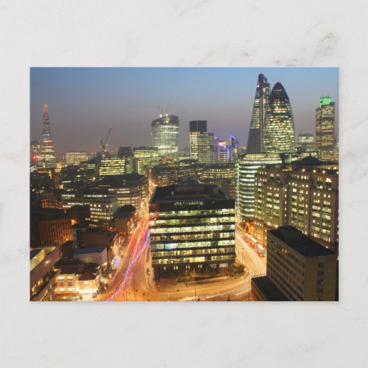 City of London Skyline at Sunset Briefkaart (Voorkant)