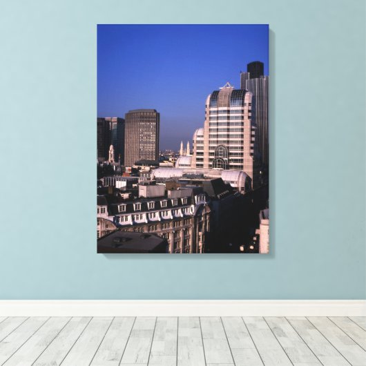 City of London Skyline Canvas Afdruk (Insitu (Houten vloer))