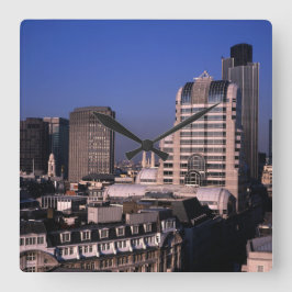 City of London Skyline Vierkante Klok