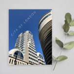 City of London | Skyscrapers in de blauwe hemelfot Briefkaart<br><div class="desc">City of London urban photography - two tall building in the spring blue sky briefkaart - Sept 2019 - foto van Anka</div>