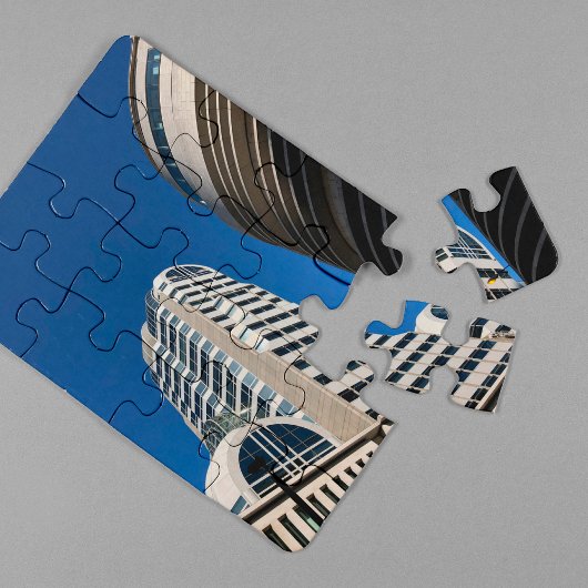 City of London | Skyscrapers in de blauwe hemelfot Legpuzzel