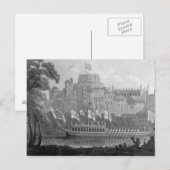 City of London State Barge Briefkaart (Voorkant / Achterkant)