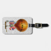 City of New York Hot Air Balloon Bagagelabel (Voorkant horizontaal)