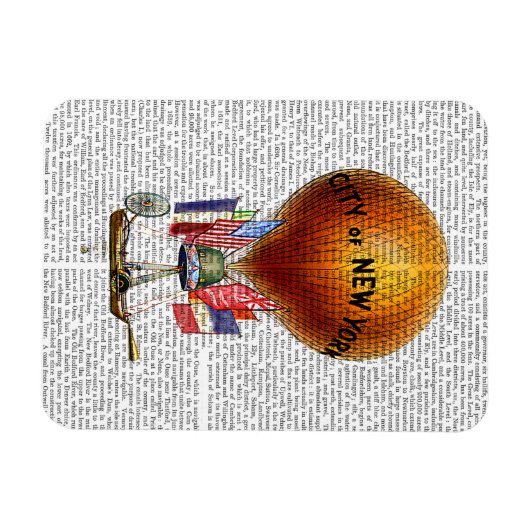 City of New York Hot Air Balloon Magneet (Horizontaal)