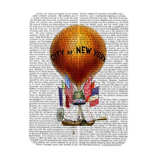 City of New York Hot Air Balloon Magneet (Verticaal)