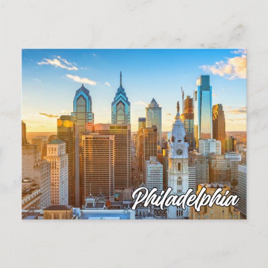 City of Philadelphia, Pennsylvania, Verenigde Stat Briefkaart (Voorkant)