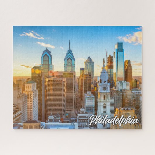 City of Philadelphia, Pennsylvania, Verenigde Stat Legpuzzel (Horizontaal)
