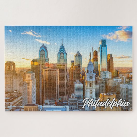 City of Philadelphia, Pennsylvania, Verenigde Stat Legpuzzel (Horizontaal)