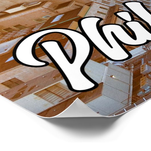 City of Philadelphia, Pennsylvania, Verenigde Stat Poster (Hoek)