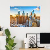 City of Philadelphia, Pennsylvania, Verenigde Stat Poster (Thuiskantoor)