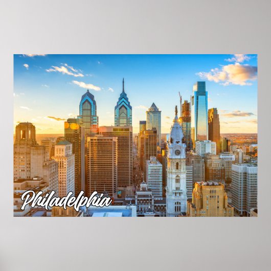 City of Philadelphia, Pennsylvania, Verenigde Stat Poster (Voorkant)