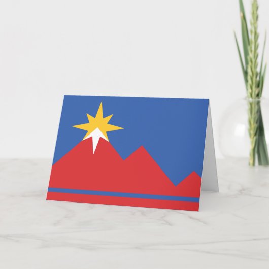 City of Pocatello Note Cards Kaart (Voorkant)