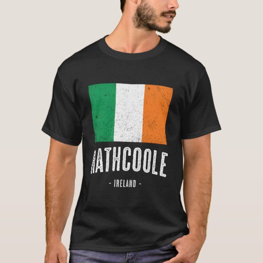 City Of Rathe Ireland Irish Flag T-shirt (Voorkant)