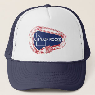 City of Rocks Idaho Rock klimmen karabijnhaak Trucker Pet