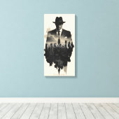 City of Shadows Canvas Afdruk (Insitu (Houten vloer))