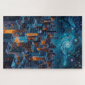 City of Stars & Light – Urban Dreamscape Night Legpuzzel (Horizontaal)