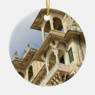 City Palace, Udaipur, Rajasthan, India Keramisch Ornament