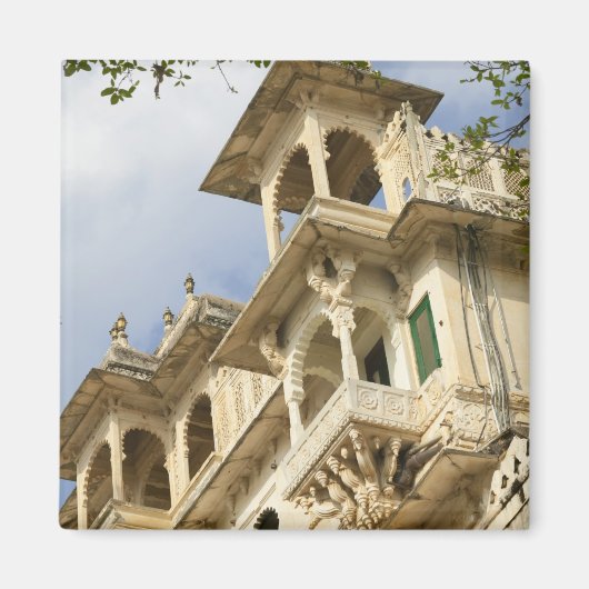 City Palace, Udaipur, Rajasthan, India Magneet (Voorkant)