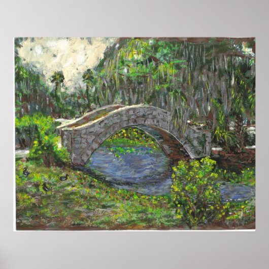 City Park Bridge, New Orleans Poster (Voorkant)