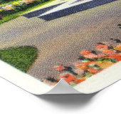 City Park Italiaans Roos Garden Uitzicht Poster (Hoek)