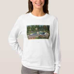 City Park Italiaans Roos Garden Uitzicht T-shirt