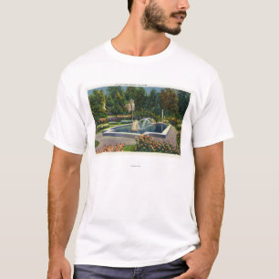 City Park Italiaans Roos Garden Uitzicht T-shirt