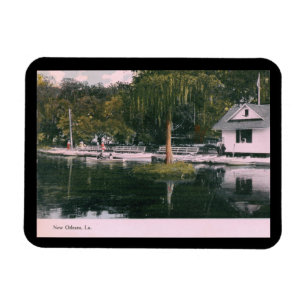City Park, New Orleans 1909  Magneet