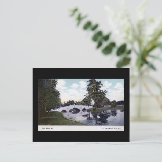 City Park, New Orleans, Louisiana 1912  Briefkaart (Staand voorkant)
