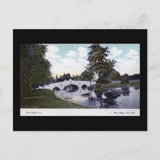 City Park, New Orleans, Louisiana 1912  Briefkaart (Voorkant)