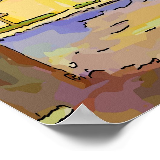 City Park, tuinen, Poster (Hoek)