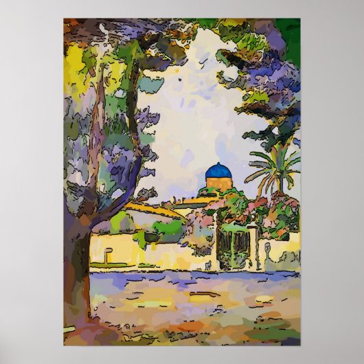 City Park, tuinen, Poster (Voorkant)