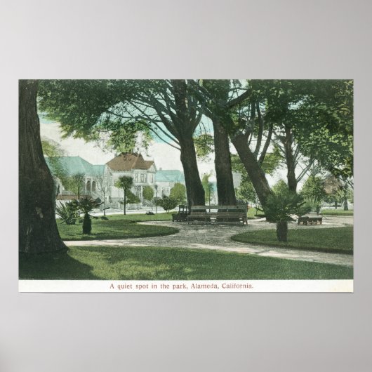 City Park ViewAlameda, CA Poster (Voorkant)