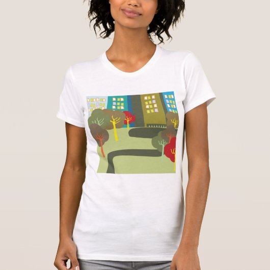 City Park Womens T-Shirt (Voorkant)