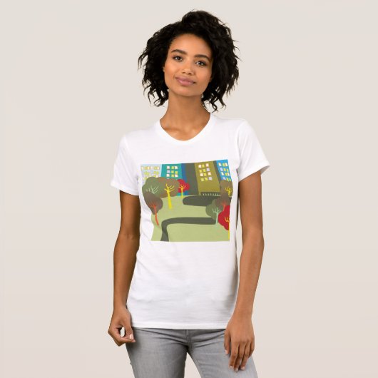 City Park Womens T-Shirt (Voorkant volledig)
