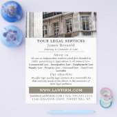 City Portrait, Legal Services Advertising Flyer (Enkel)