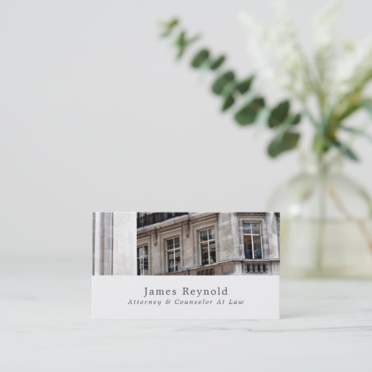 City-portret, juridische professional visitekaartje (Staand voorkant)