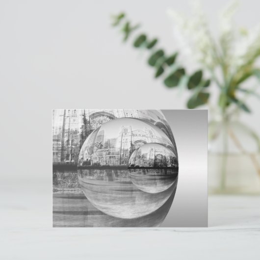 City Reflections Briefkaart (Staand voorkant)