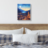 City Road Old House Architectuur #62 Canvas Afdruk (Insitu (Slaapkamer))