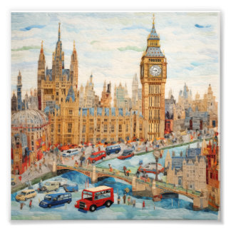 City Road Old House Architectuur #65 Foto Afdruk