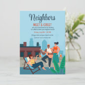 City Rooftop Party Kaart (Staand voorkant)