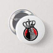 City Royalty Logo Ronde Button 5,7 Cm (Voorkant /achterkant)