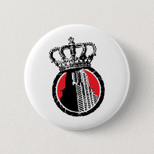 City Royalty Logo Ronde Button 5,7 Cm