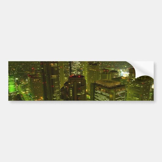 City Scape Bumpersticker (Voorkant)