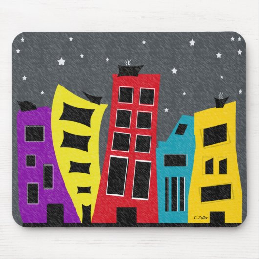 City Scape Dream Muismat (Voorkant)