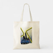 City Scene Canvas tas (Achterkant)