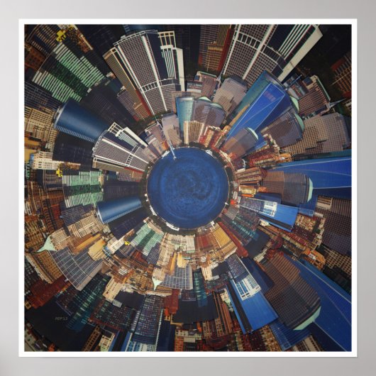 City Scene Surround Poster (Voorkant)