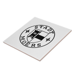 City Seal of Moers, Duitsland Tegeltje